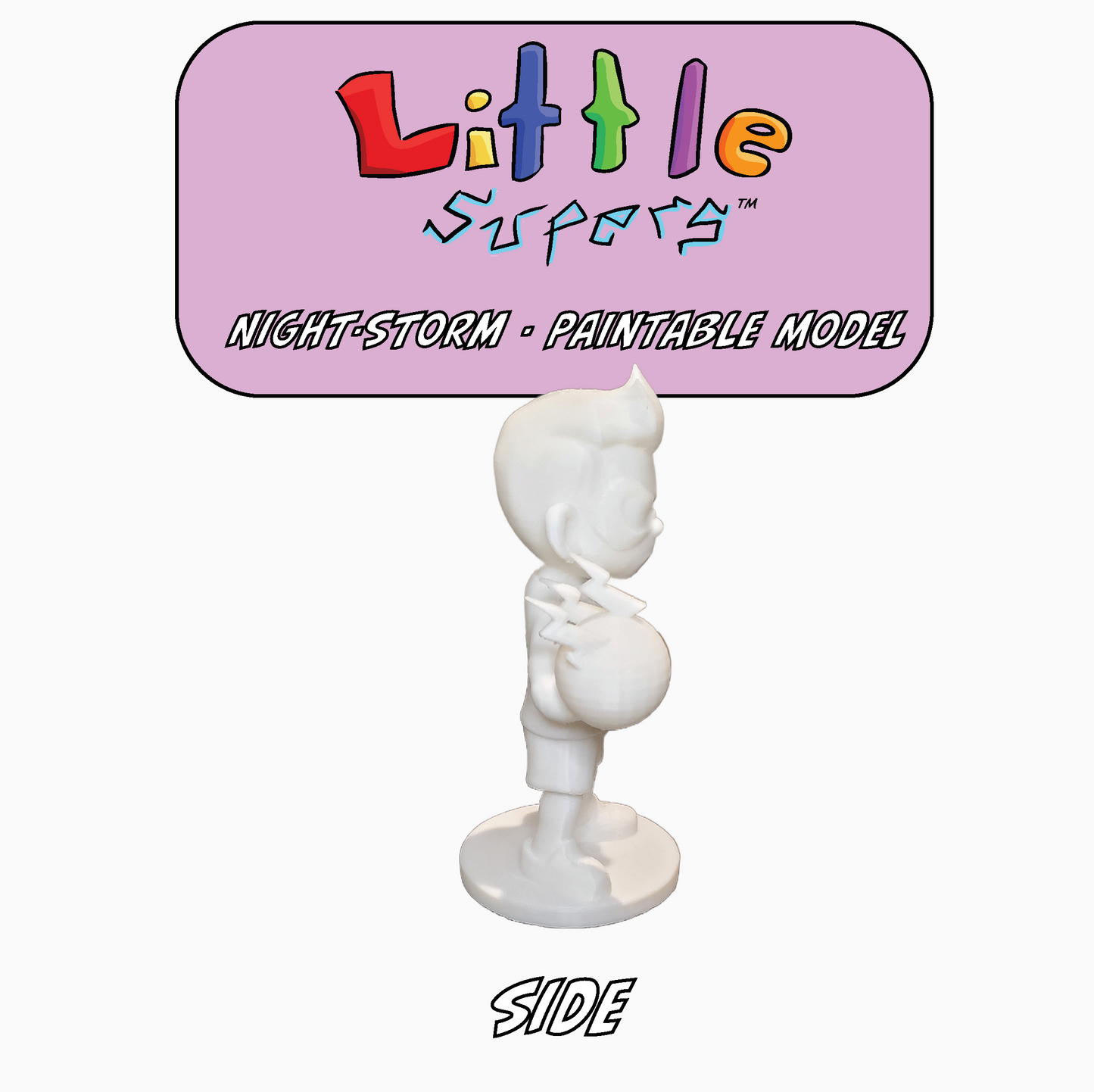 Little Supers Hero Pack - 3d Paintable Model Bundle