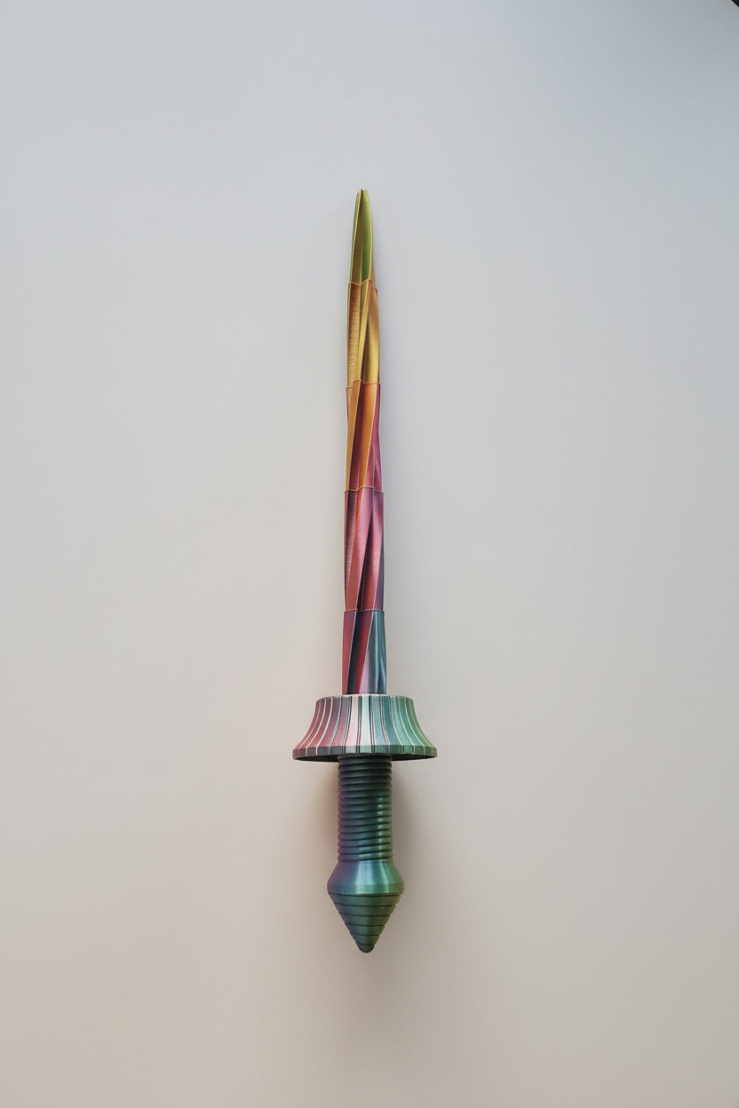 Retractable Drill Sword