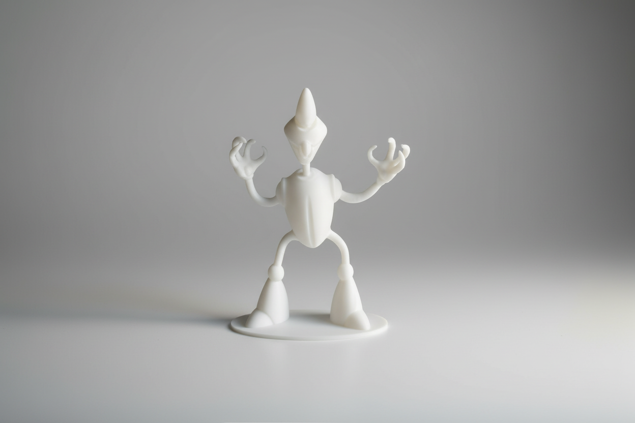Little Supers - Mech Bot - 3D Paintable Model