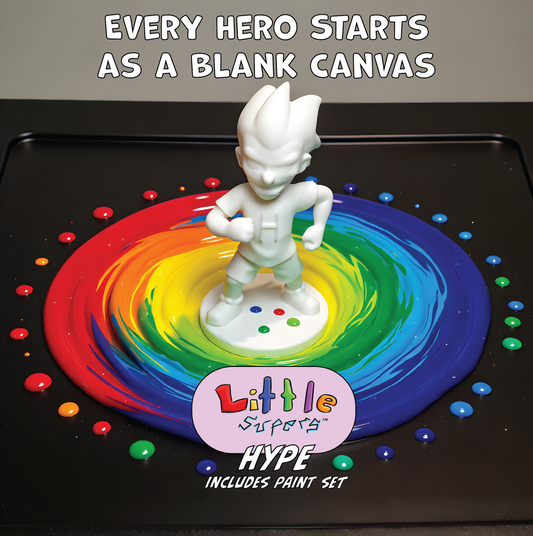 Little Supers - Hype - 3D Paint-able Model