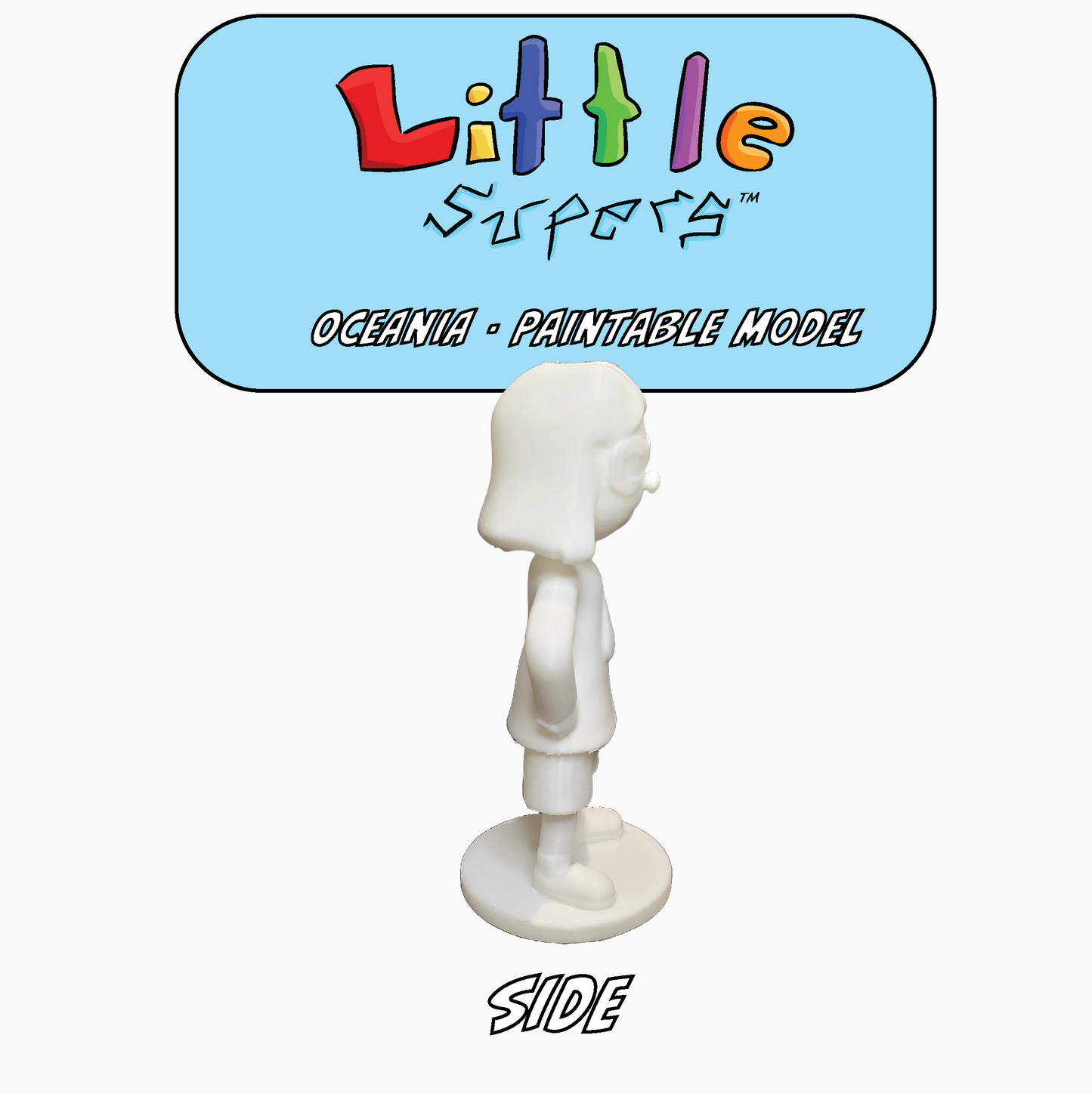 Little Supers Hero Pack - 3d Paintable Model Bundle