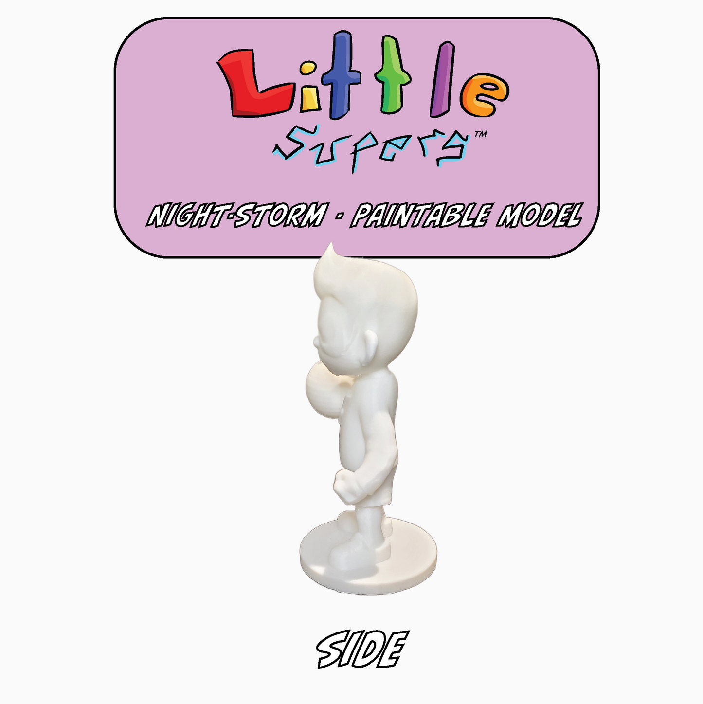 Little Supers Hero Pack - 3d Paintable Model Bundle
