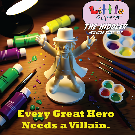 Little Supers - The Hiddler - 3D Paint-able Model